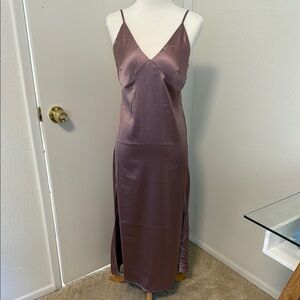 Mauve Slip Dress